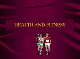 What is Health and Fitness?